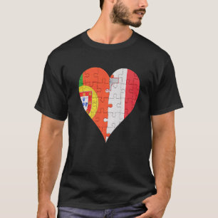 Portugees Maltees vlaghart T-shirt