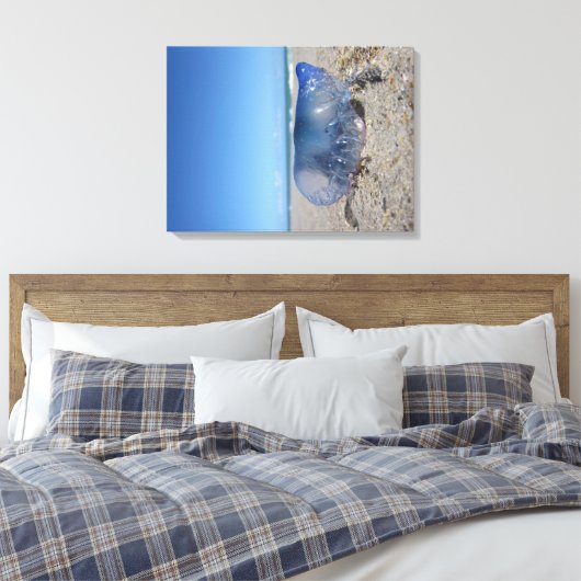 Portugees Man O' War Canvas Afdruk (Insitu (Slaapkamer))