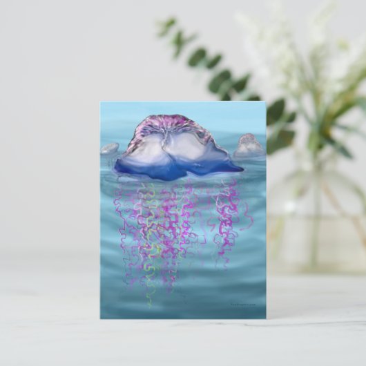 Portugees man van oorlog briefkaart (Staand voorkant)