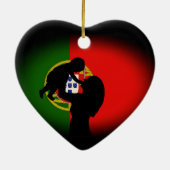 Portugees moederschap keramisch ornament (Achterkant)