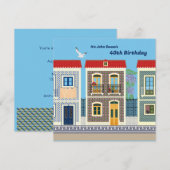 Portugees mooie huizen met tegels of azulejos (Voorkant / Achterkant)