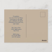 Portugees mooie huizen met tegels of azulejos briefkaart (Achterkant)