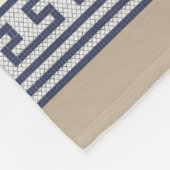 Portugees mooie huizen met tegels of azulejos fleece deken (Hoek)