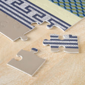 Portugees mooie huizen met tegels of azulejos legpuzzel (Zijkant)