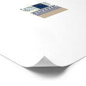 Portugees mooie huizen met tegels of azulejos poster (Hoek)