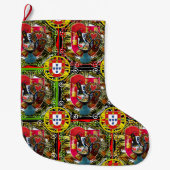 Portugees ontwerp  grote kerstsok (Voorkant)
