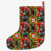 Portugees ontwerp  grote kerstsok (Achterkant)