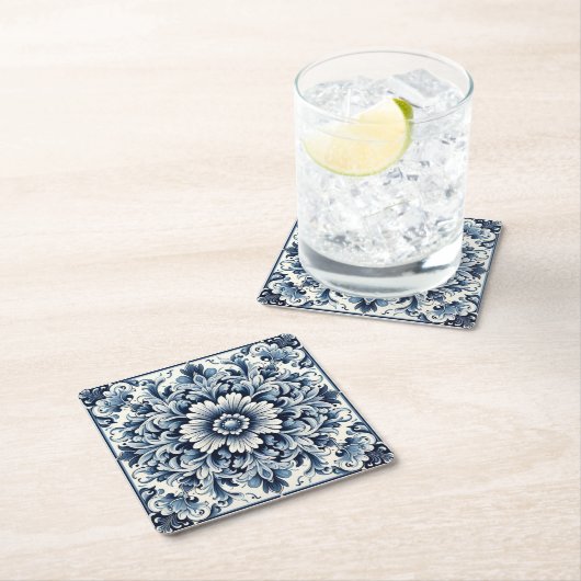 Portugees ontwerp kartonnen onderzetters (Insitu)