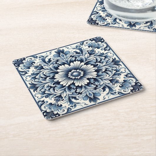 Portugees ontwerp kartonnen onderzetters (Schuin)