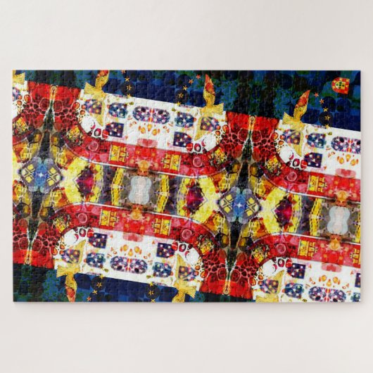 Portugees ontwerp Puzzel (Horizontaal)