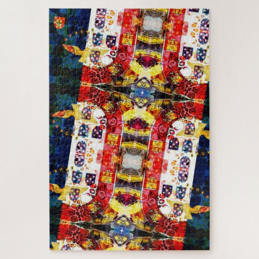 Portugees ontwerp Puzzel (Verticaal)