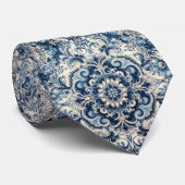 Portugees ontwerp stropdas (Opgerold)