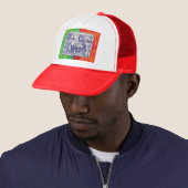Portugees ontwerp  trucker pet (In situ)
