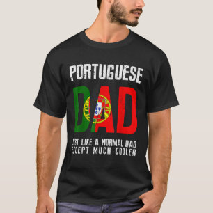 Portugees papa houdt van normaal behalve koeler Po T-shirt
