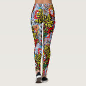 Portugees patriottisch design leggings (Achterkant)