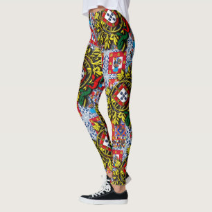 Portugees patriottisch design leggings