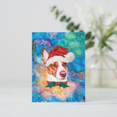 Portugees Podengo Breed Dog Kerstmis Feestdagenkaart (Staand voorkant)