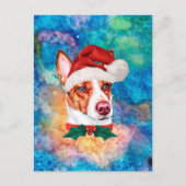 Portugees Podengo Breed Dog Kerstmis Feestdagenkaart (Voorkant)