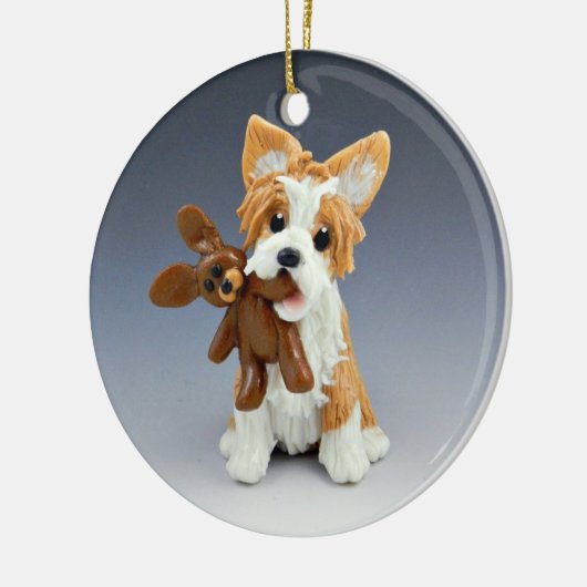 Portugees Podengo Dog Ceramic Ornament (Links)