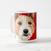 Portugees Podengo Pequeno Koffiemok (Voorkant links)