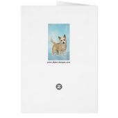 Portugees Podengo Pequeno schilderen - Oorspronkel (Achterkant)