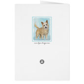 Portugees Podengo Pequeno schilderen - Oorspronkel (Achterkant)