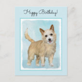 Portugees Podengo Pequeno schilderen - Oorspronkel Briefkaart (Voorkant)