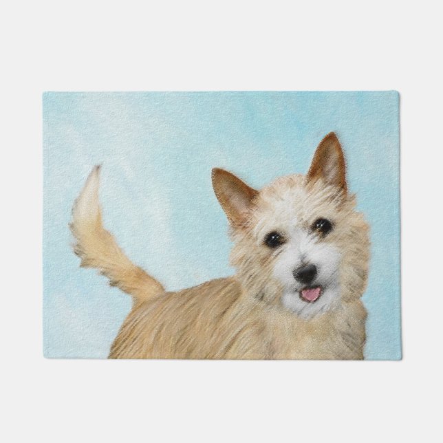 Portugees Podengo Pequeno schilderen - Oorspronkel Deurmat (Voorkant)