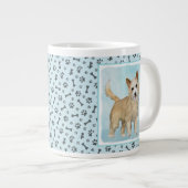 Portugees Podengo Pequeno schilderen - Oorspronkel Grote Koffiekop (Voorkant rechts)