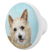 Portugees Podengo Pequeno schilderen - Oorspronkel Keramische Knop (Rechts)