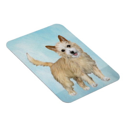 Portugees Podengo Pequeno schilderen - Oorspronkel Magneet (Rechterzijde)