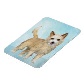 Portugees Podengo Pequeno schilderen - Oorspronkel Magneet (Linkerzijde)