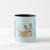 Portugees Podengo Pequeno schilderen - Oorspronkel Mok (Midden)