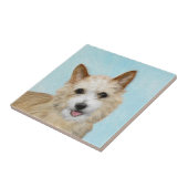 Portugees Podengo Pequeno schilderen - Oorspronkel Tegeltje (Zijkant)