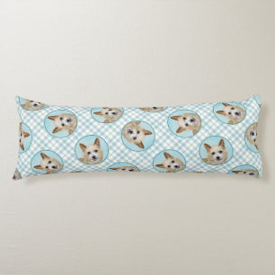 Portugees Podengo Pequeno Schilderen Originele Kun Lichaamskussen