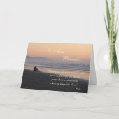 Portugees: Poema de Condolencias Kaart (Voorkant)