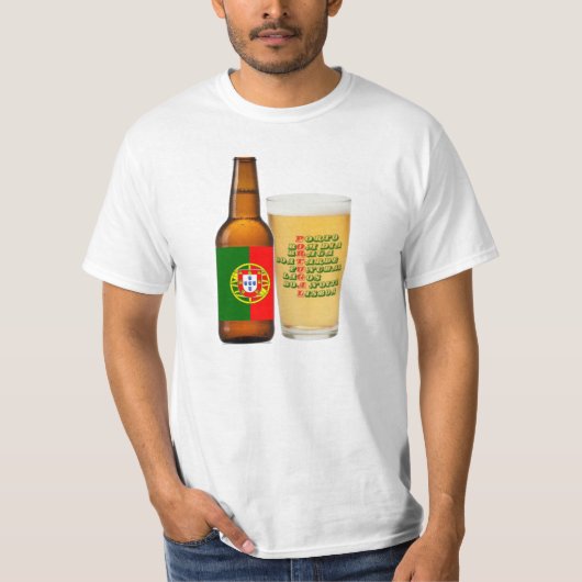 Portugees Portugal Drink Team T-shirt (Voorkant)