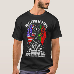 Portugees roet geboren Amerikaans shirt