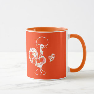 Portugees Rooster Bom dia- Goedemorgen citaat Mok