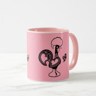Portugees Rooster Bom dia- Goedemorgen citaat Mok