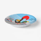 Portugees Rooster Parade Kids Verjaardagsfeest Papieren Kommen (Gebogen)