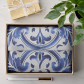 Portugees schattig tegel patroon decoupage tissuepapier (Geschenk)