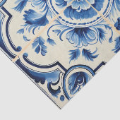 Portugees schattig tegel patroon decoupage tissuepapier (Detail)