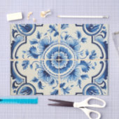 Portugees schattig tegel patroon decoupage tissuepapier (Craft)