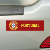 Portugees schild bumpersticker (Op auto)