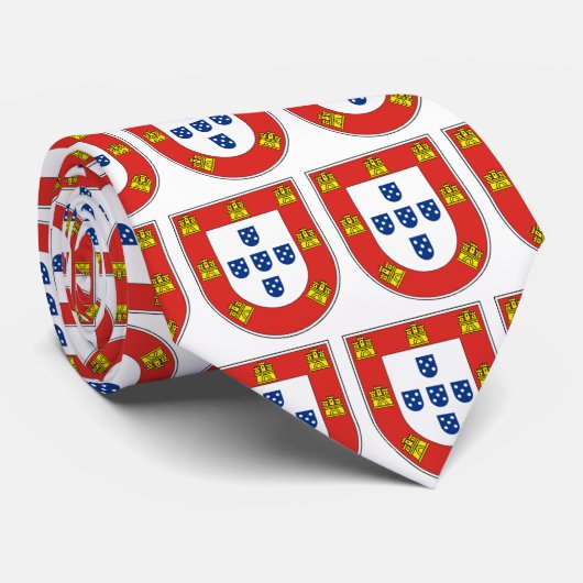 Portugees schild stropdas (Opgerold)