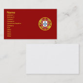 Portugees schild visitekaartje (Voorkant / Achterkant)