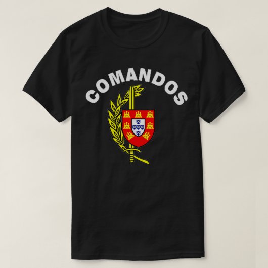 Portugees Speciale Comando's Tshirt (Design voorkant)