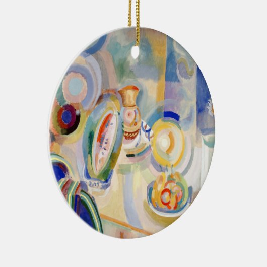 Portugees stille leven, R. Delaunay Keramisch Ornament (Rechts)