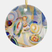 Portugees stille leven, R. Delaunay Keramisch Ornament (Voorkant)